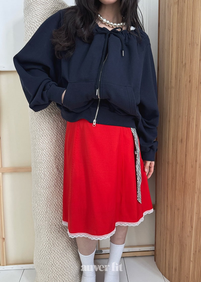 Auver_Fit - Korean Women Fashion - #momslook - Lace A Skirt - 2