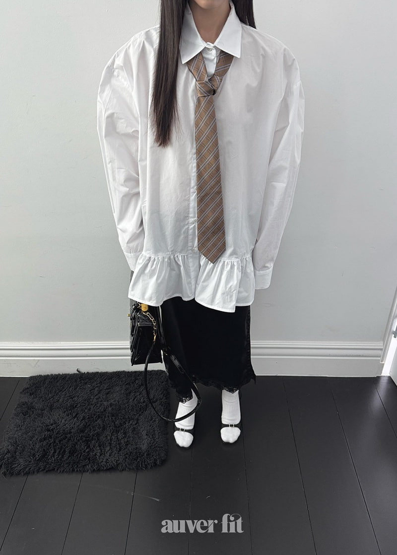 Auver_Fit - Korean Women Fashion - #pursuepretty - Frill Heart Shirt - 9