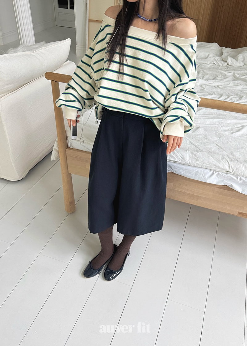 Auver_Fit - Korean Women Fashion - #restrostyle - Wide Bermuda Half Pants - 3