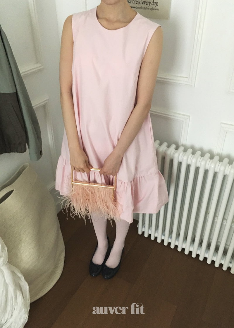 Auver_Fit - Korean Women Fashion - #restrostyle - Vintage Unbalance One-piece - 2