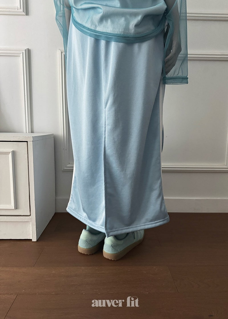 Auver_Fit - Korean Women Fashion - #shopsmall - Jersy Shirring Long Skirt - 4
