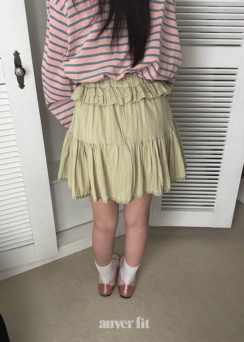 Auver_Fit - Korean Women Fashion - #womensfashion - Cotton Lovely Mini Skirt - 3