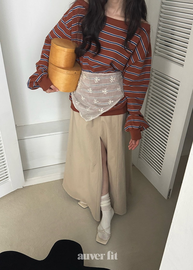 Auver_Fit - Korean Women Fashion - #womensfashion - Slit Long Skirt - 2