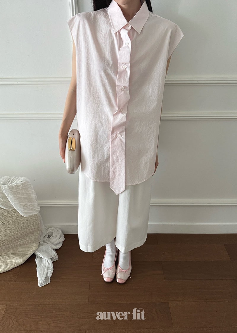 Auver_Fit - Korean Women Fashion - #womensfashion - Candy Tie Sleeveless Top - 8