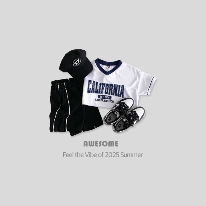 Awesome Bebe - Korean Children Fashion - #Kfashion4kids - Cali Mesh Short Sleeve Tee - 9