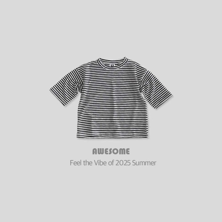 Awesome Bebe - Korean Children Fashion - #Kfashion4kids - Striped Tee - 10