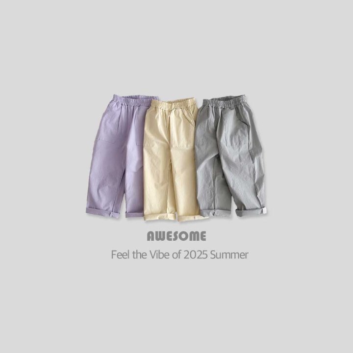Awesome Bebe - Korean Children Fashion - #childofig - Tapered Span Pants - 7