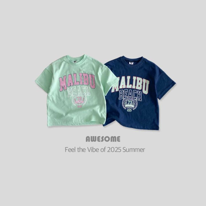 Awesome Bebe - Korean Children Fashion - #childofig - Malibu Short Sleeve Tee - 6