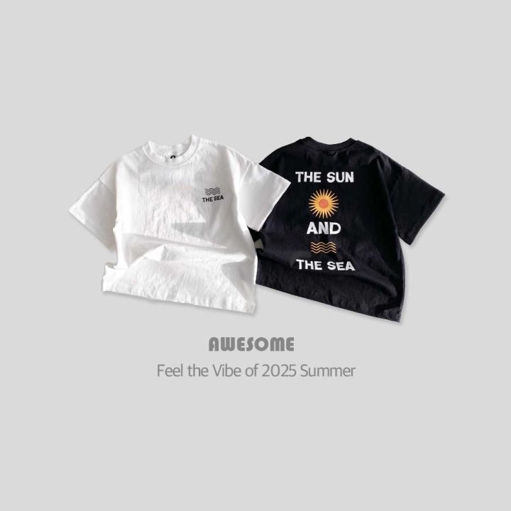 Awesome Bebe - Korean Children Fashion - #prettylittlegirls - Wave Short Sleeve Tee - 4