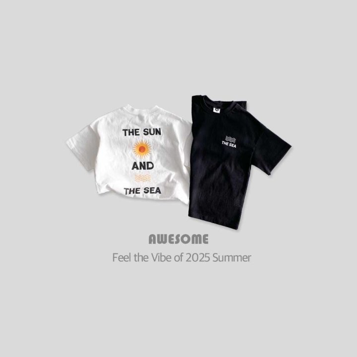 Awesome Bebe - Korean Children Fashion - #childofig - Wave Short Sleeve Tee - 5
