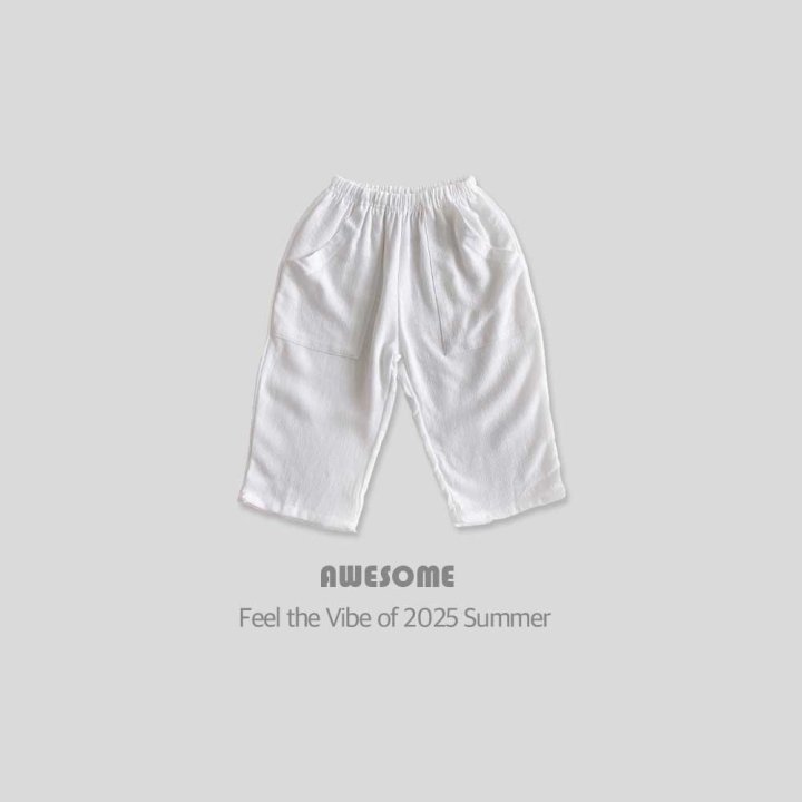 Awesome Bebe - Korean Children Fashion - #childofig - Linen Pants - 5