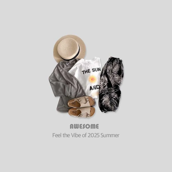 Awesome Bebe - Korean Children Fashion - #childofig - Palm Tree Pants - 3