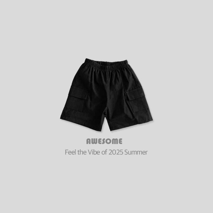 Awesome Bebe - Korean Children Fashion - #childofig - Linen Cargo Half Pants - 7