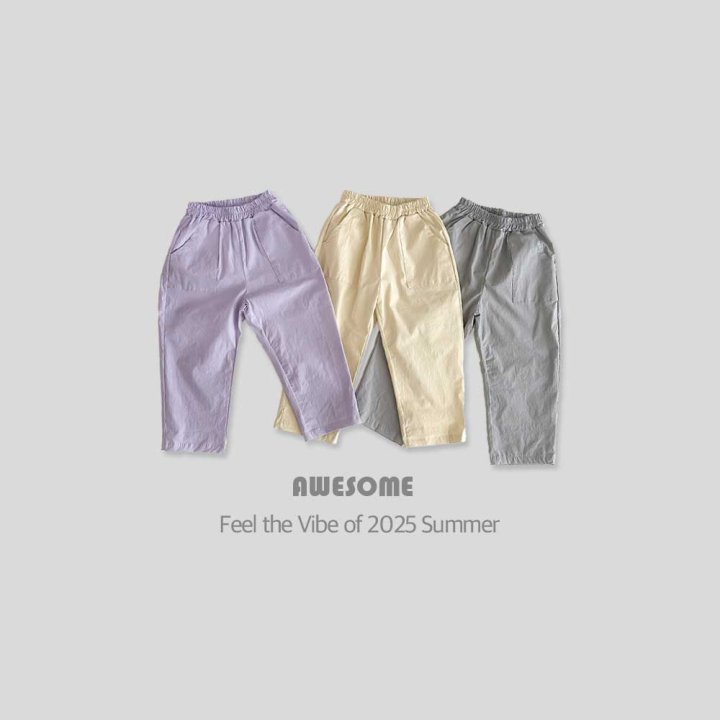 Awesome Bebe - Korean Children Fashion - #childrensboutique - Tapered Span Pants - 8