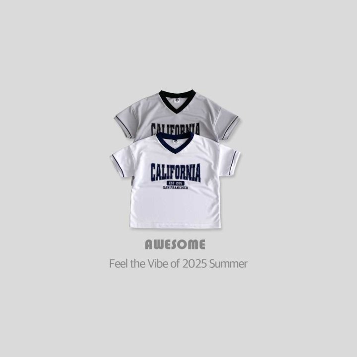 Awesome Bebe - Korean Children Fashion - #childrensboutique - Cali Mesh Short Sleeve Tee - 2