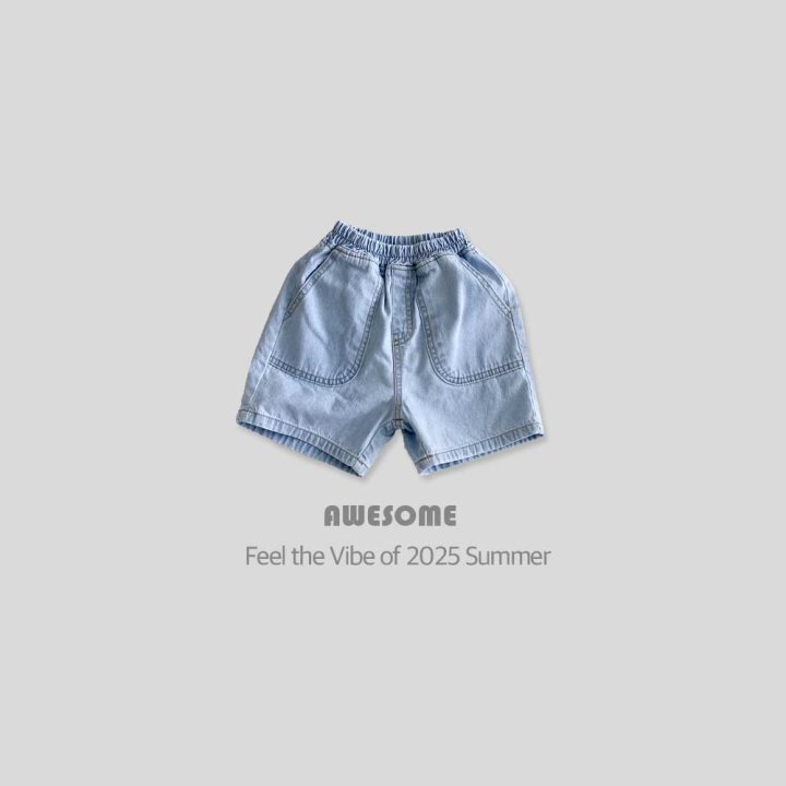 Awesome Bebe - Korean Children Fashion - #childrensboutique - Pocket Denim Pants - 6