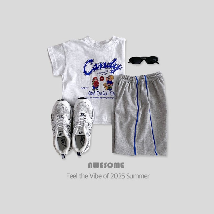 Awesome Bebe - Korean Children Fashion - #childrensboutique - Candy Short Sleeve Tee - 5