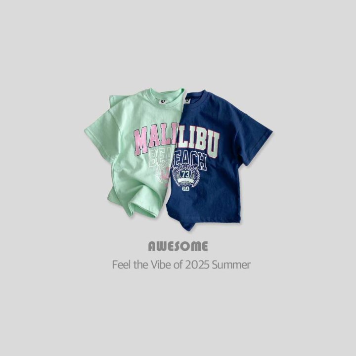 Awesome Bebe - Korean Children Fashion - #designkidswear - Malibu Short Sleeve Tee - 8