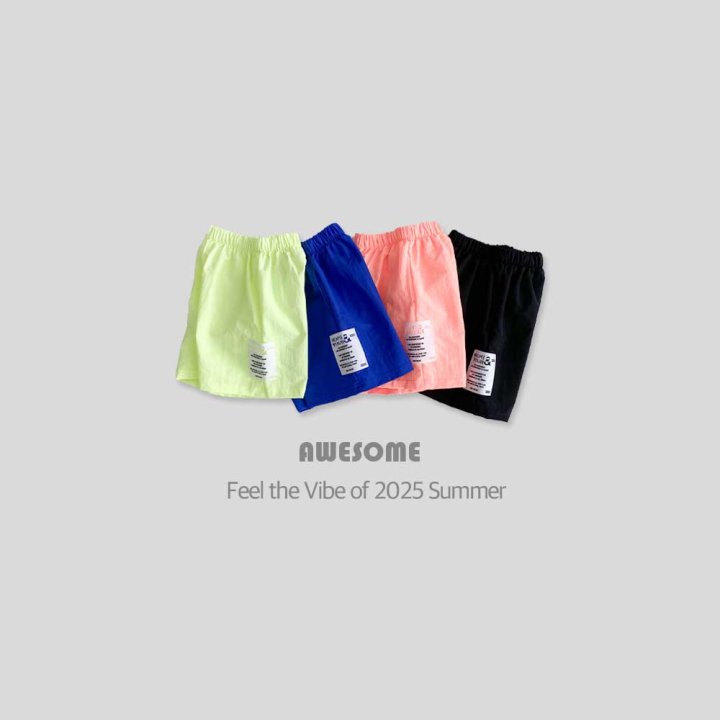 Awesome Bebe - Korean Children Fashion - #discoveringself - Color Rustling Half Pants