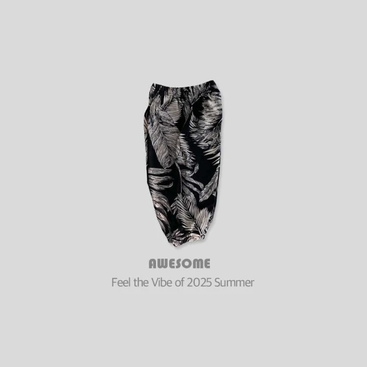 Awesome Bebe - Korean Children Fashion - #discoveringself - Palm Tree Pants - 6