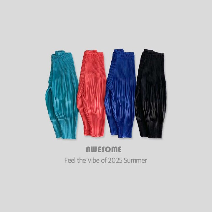Awesome Bebe - Korean Children Fashion - #designkidswear - Pleated Pleated Pants - 4