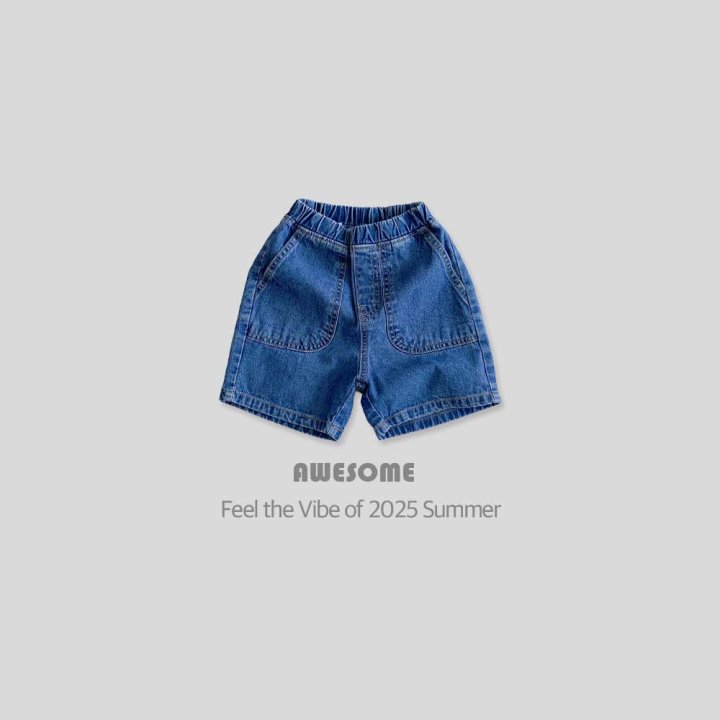 Awesome Bebe - Korean Children Fashion - #discoveringself - Pocket Denim Pants - 8