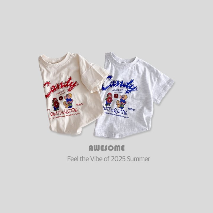 Awesome Bebe - Korean Children Fashion - #discoveringself - Candy Short Sleeve Tee - 7