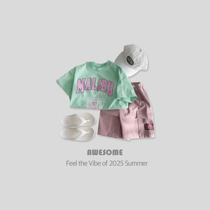 Awesome Bebe - Korean Children Fashion - #fashionkids - Malibu Short Sleeve Tee - 10
