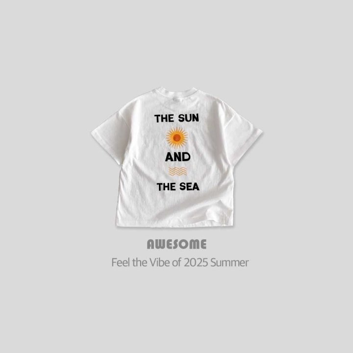 Awesome Bebe - Korean Children Fashion - #fashionkids - Wave Short Sleeve Tee - 9