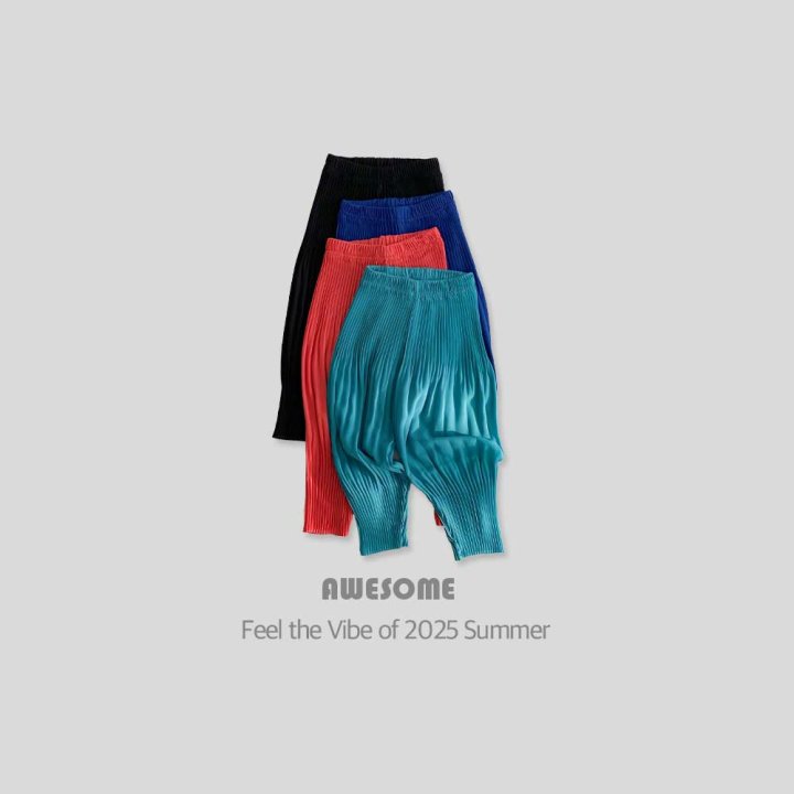 Awesome Bebe - Korean Children Fashion - #fashionkids - Pleated Pleated Pants - 5