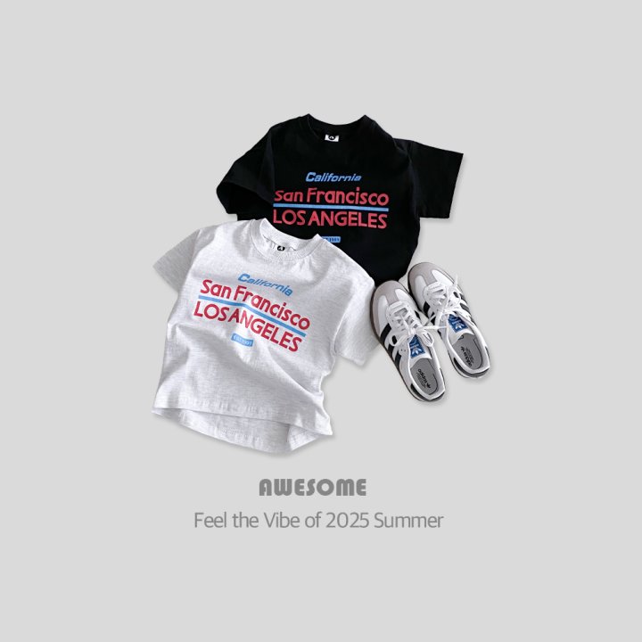 Awesome Bebe - Korean Children Fashion - #fashionkids - California Short Sleeve Tee - 11