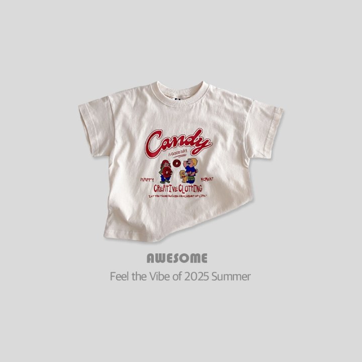 Awesome Bebe - Korean Children Fashion - #fashionkids - Candy Short Sleeve Tee - 8