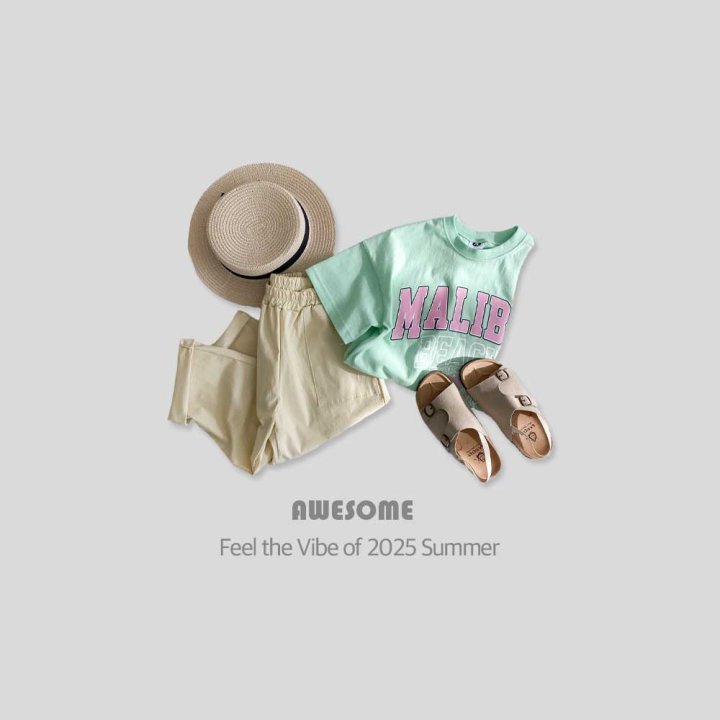 Awesome Bebe - Korean Children Fashion - #kidsshorts - Malibu Short Sleeve Tee - 11