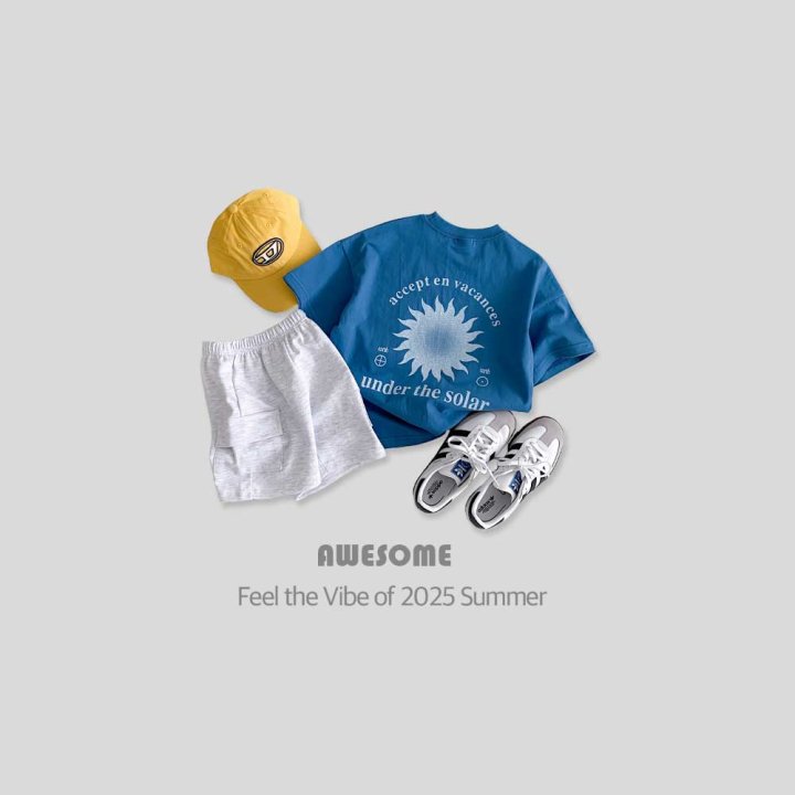 Awesome Bebe - Korean Children Fashion - #kidsshorts - Solar Short Sleeve Tee - 7