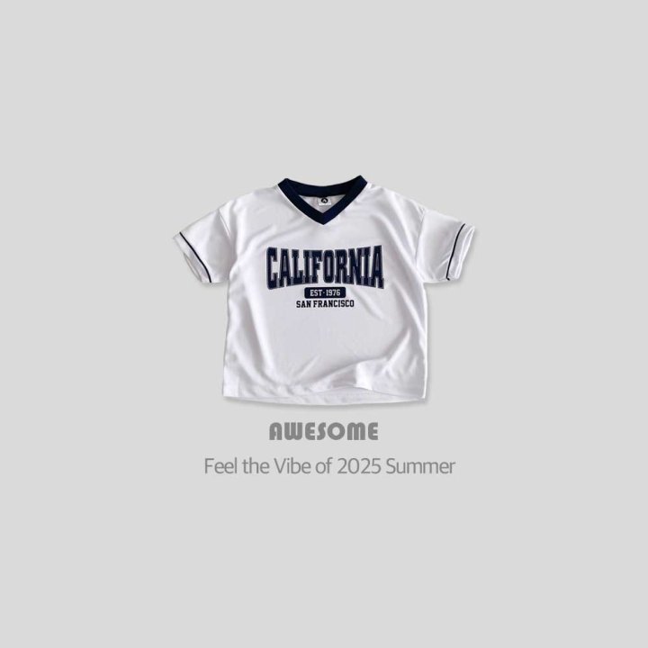 Awesome Bebe - Korean Children Fashion - #kidsshorts - Cali Mesh Short Sleeve Tee - 6