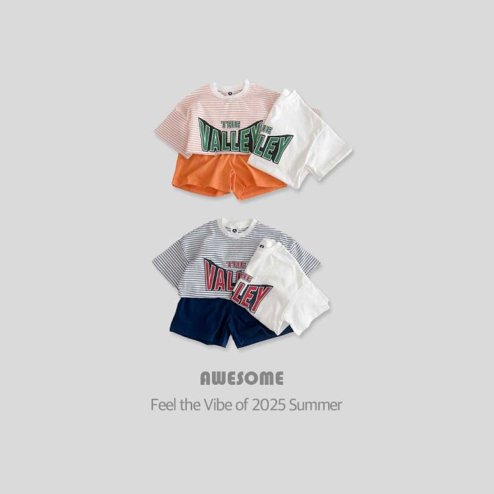 Awesome Bebe - Korean Children Fashion - #kidsshorts - Valley Top Bottom Set
