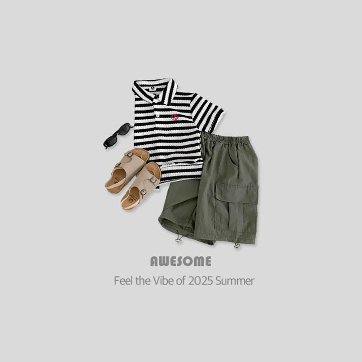 Awesome Bebe - Korean Children Fashion - #kidsstore - Rustle Cargo Pants - 2