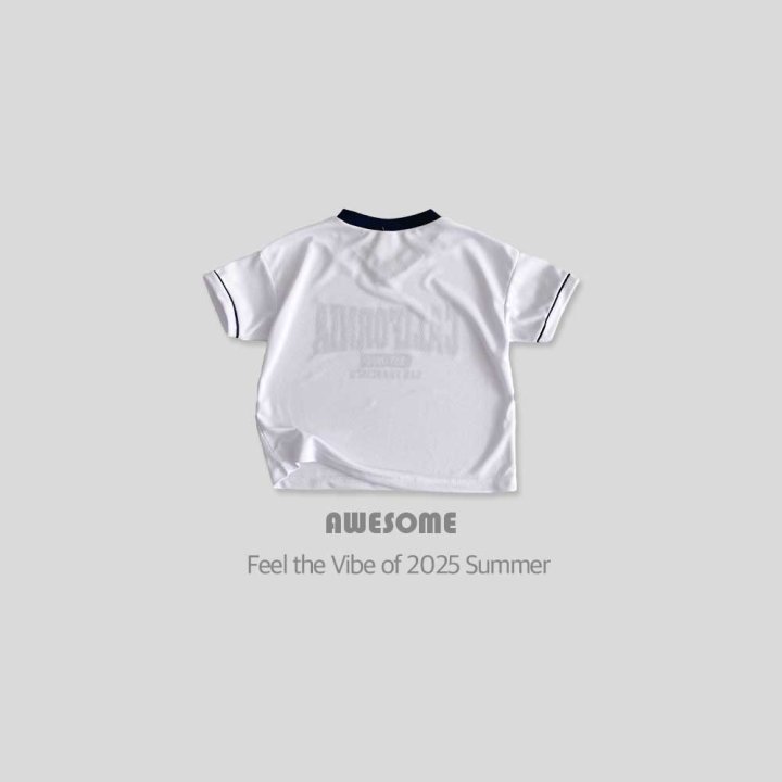 Awesome Bebe - Korean Children Fashion - #kidsstore - Cali Mesh Short Sleeve Tee - 7