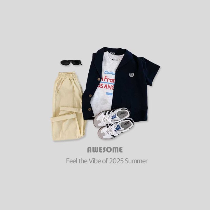 Awesome Bebe - Korean Children Fashion - #kidsshorts - Linen Jacket Set-up - 4