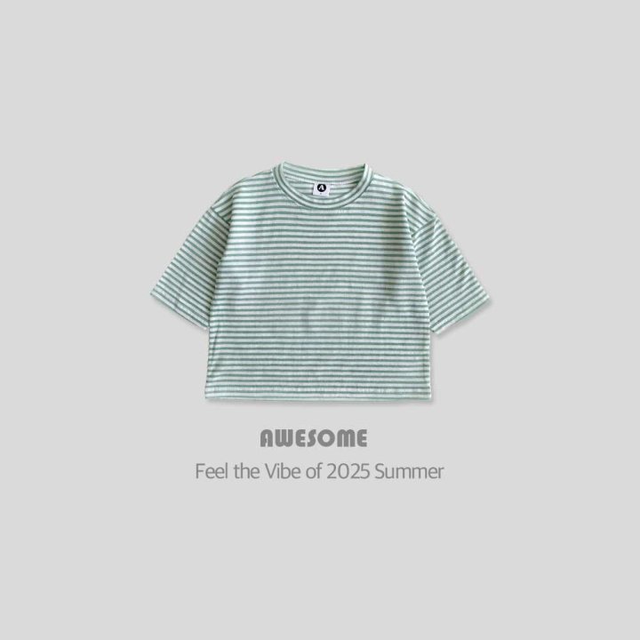 Awesome Bebe - Korean Children Fashion - #kidsstore - Striped Tee - 8