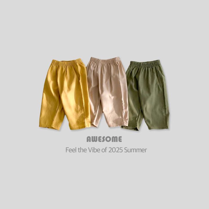 Awesome Bebe - Korean Children Fashion - #kidsstore - Linen Baggy Pants