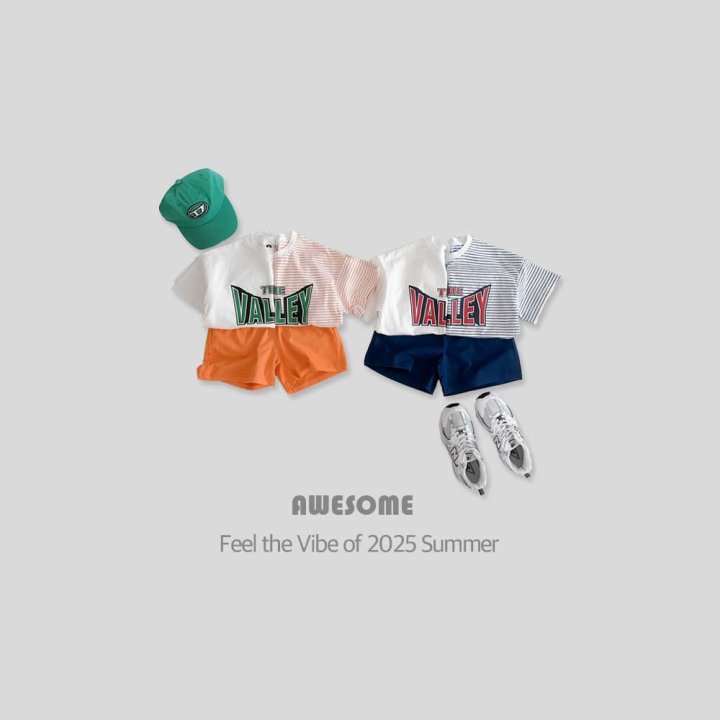 Awesome Bebe - Korean Children Fashion - #kidzfashiontrend - Valley Top Bottom Set - 3
