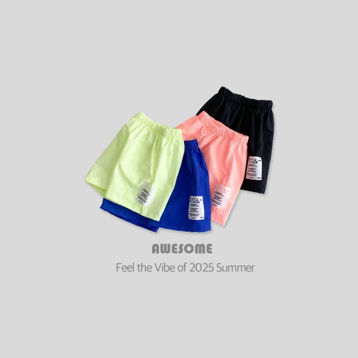 Awesome Bebe - Korean Children Fashion - #littlefashionista - Color Rustling Half Pants - 7