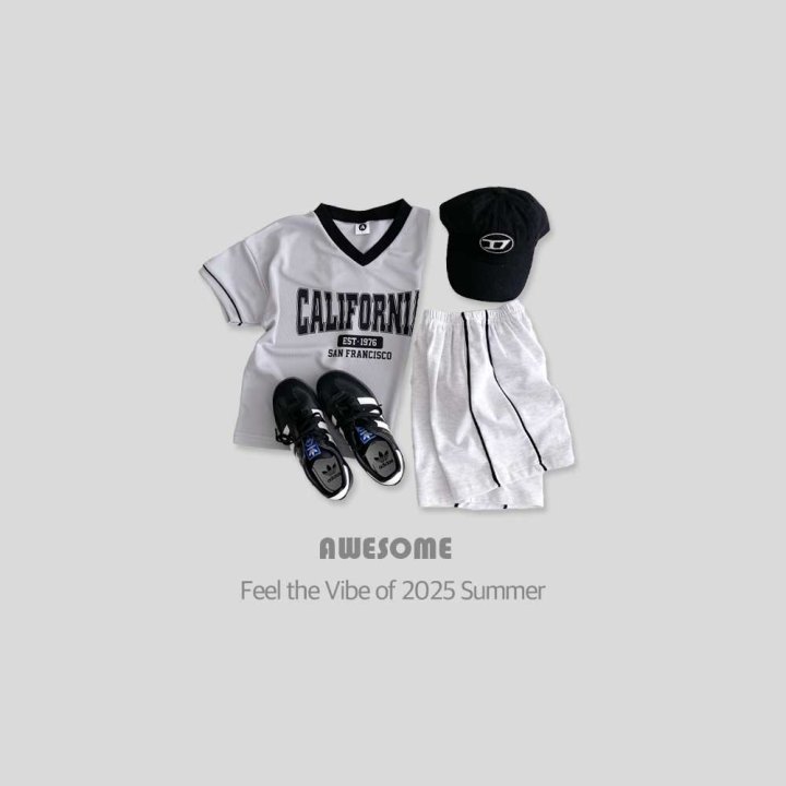 Awesome Bebe - Korean Children Fashion - #littlefashionista - Cali Mesh Short Sleeve Tee - 10