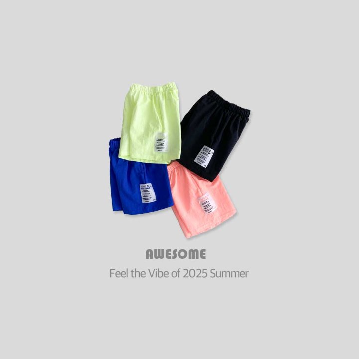 Awesome Bebe - Korean Children Fashion - #magicofchildhood - Color Rustling Half Pants - 8