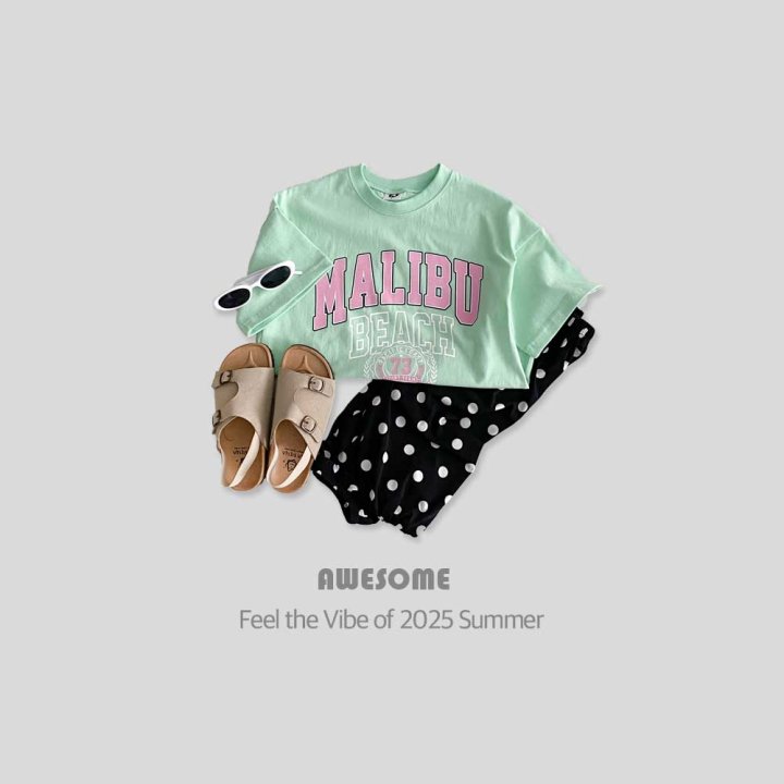 Awesome Bebe - Korean Children Fashion - #magicofchildhood - Malibu Short Sleeve Tee - 2