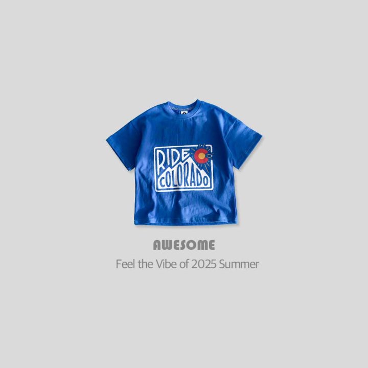 Awesome Bebe - Korean Children Fashion - #magicofchildhood - Color Stitch Short Sleeve Top Bottom Set - 7