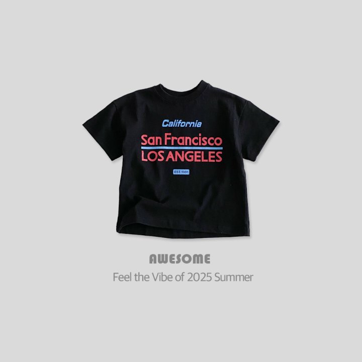 Awesome Bebe - Korean Children Fashion - #magicofchildhood - California Short Sleeve Tee - 3