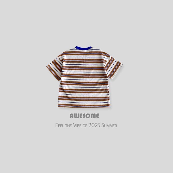 Awesome Bebe - Korean Children Fashion - #minifashionista - With Stripe Short Sleeve Tee - 10