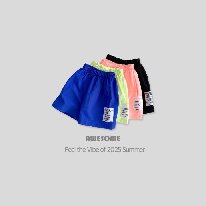 Awesome Bebe - Korean Children Fashion - #minifashionista - Color Rustling Half Pants - 9